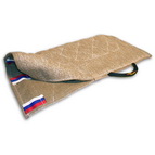 Dog bite sleeve cover ( Dog bite sleeve cuff ) made of jute with handle