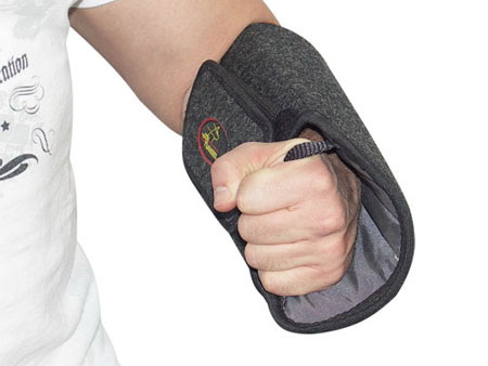 Matching jute sleeve cover with handle