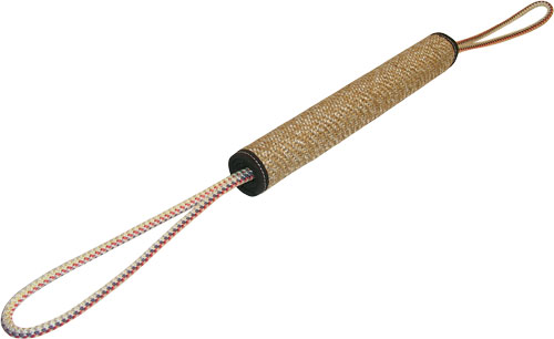 Dog play role made of roled jute with 2 handles