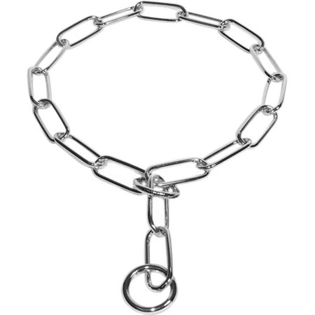 FUR SAVER DOG COLLAR MADE OF CHROME PLATED STAINLESS STEEL (Herm Sprenger)
