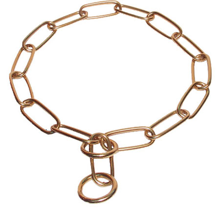 FUR SAVER DOG COLLAR MADE OF BRASS