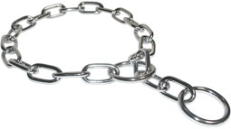 FUR SAVER DOG COLLAR MADE OF CHROME PLATED STAINLESS STEEL (Herm Sprenger)