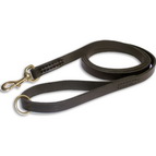Leather dog leash stitched and handcrafted