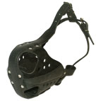 German Shepherd dog muzzle,Leather dog muzzle.Padded.With agitation bar.Reinforced for additional handler/trainer/decoy protection