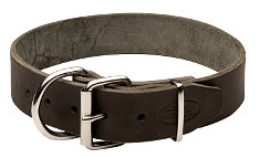 2 inch wide All Weather Leather Collar for walking dogs - C4