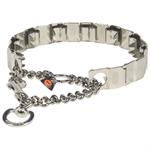 NEW NECK TECH STAINLESS STEEL Dog prong collar - 50150 014 (55) ( Made in Germany )