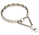 NEW NECK TECH STAINLESS STEEL Dog prong collar - 50153 014 (55) ( Made in Germany )