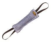 Dog bite tag ( puppy tug ) made of french linen - 12 inch long - TE35
