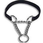 All Weather Nylon Martingale Dog Collar - 51614nylon - non-adjustable
