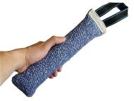 Dog bite tag ( dog bite tug ) ( puppy tug ) made of french linen - 12 inch long