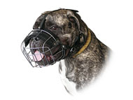 Wire Dog Muzzle Basket for Convenient Wearing while Walking or Training