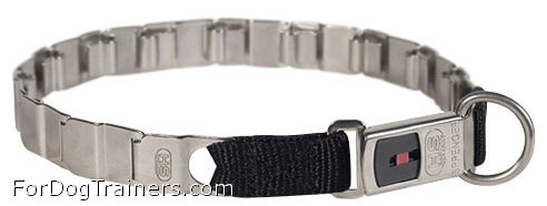 FUN!!! NEW 2012 NECK TECH FUN STAINLESS STEEL dog collar - 50051 010 (55) ( Made in Germany )