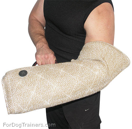 Puppy Bite Sleeve made of Jute