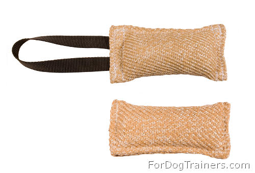 Dog bite tug made of Jute