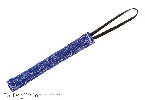 Dog bite Tug with handle made of French Linen