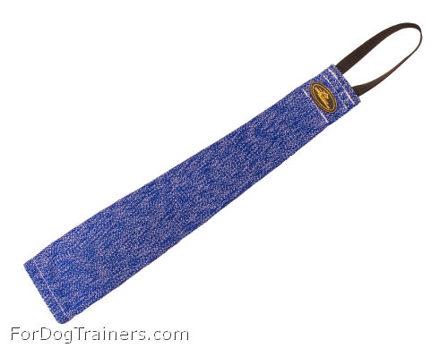 Dog bite rag with handle