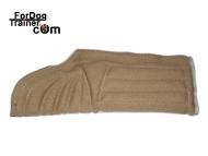 Dog young sleeve cover made of jute