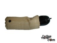 Puppy sleeve made of jute