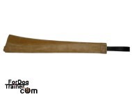 Dog bite rag made of leather with handle