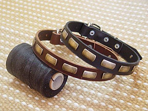 leather dog collar