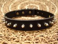 Leather Spiked Dog Collar - S33S_1