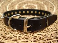 Chic Design Leather Spiked Dog Collar
