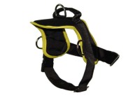 Nylon multi-purpose dog harness for tracking / pulling with extra handle