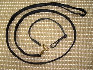 police / hunting dog leash dog collar combo with locking jaw