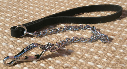 Exclusive HS-100 nickel plated Canine leash