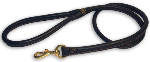 MATCHING ROUND LEATHER dog LEASH L30