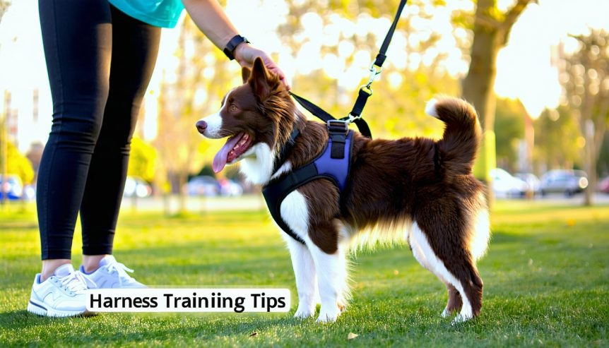 dog harness training tips