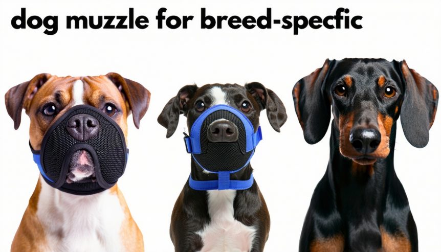 dog muzzle for breed-specific needs