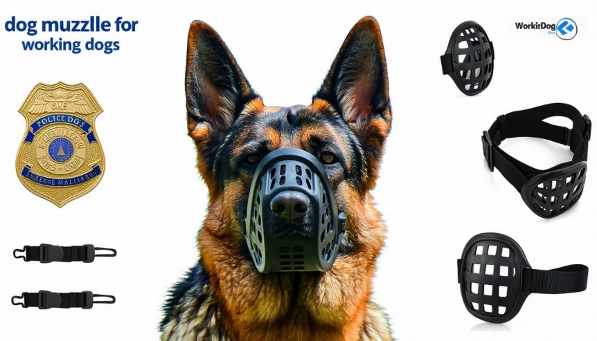 dog muzzle for working dogs