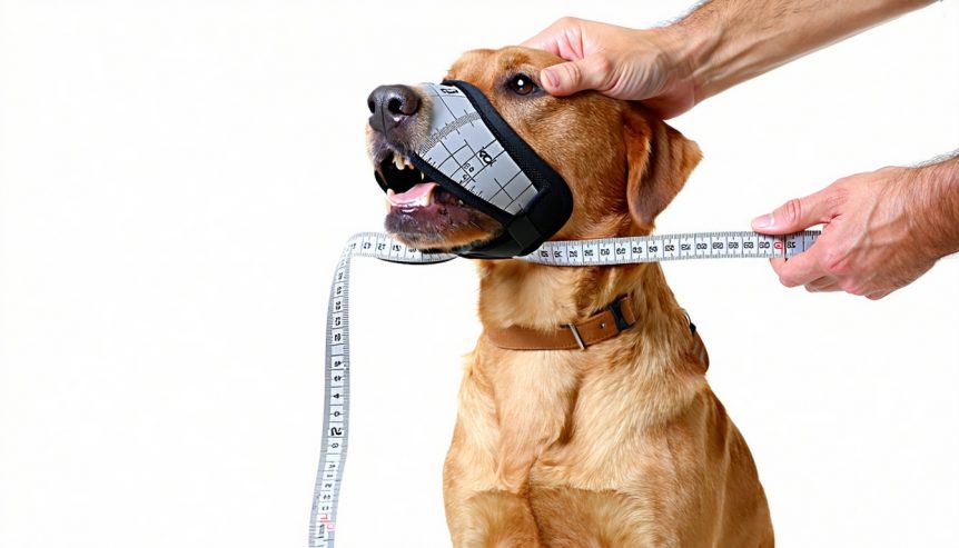 measuring your dog for the perfect muzzle fit