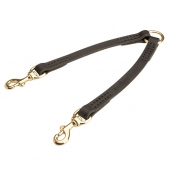 Stitched leather Dog Leash Coupler -  Extra Strong