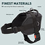 Adjustable Nylon Dog Harness for Pulling, Tracking and Training