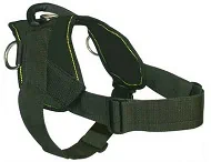 Lightweight Adjustable Nylon Canine Harness for Pulling, Walking and Training
