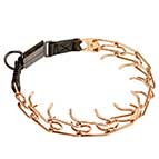 'Briar Patch' Click Lock Buckle Canine Pinch Collar Made of Curogan - 1/8 inch (3.2 mm) 'Briar Patch' Click Lock Buckle Canine Pinch Collar Made of Curogan - 1/8 inch (3.2 mm)