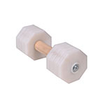 'Route to Success' White Training Dog Dumbbell of Wood and Plastic 2000 g (2 kg) 'Route to Success' White Training Dog Dumbbell of Wood and Plastic 2000 g (2 kg)