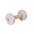 'Extreme Training' Wooden Dog Dumbbell with Plastic Removable Plates for Schutzhund Training II 1 kg (1000 gr) 'Extreme Training' Wooden Dog Dumbbell with Plastic Removable Plates for Schutzhund Training II 1 kg (1000 gr)
