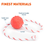 Solid Rubber  Dog Ball Water Toy - Medium Size