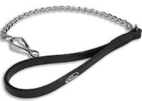 Chain Leash with Nylon Braided handle