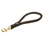 Dog leash made of fine leather