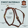 Lightweight Leather Dog Tracking Harness