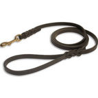 Handmade Leather Dog Leash for Walking and Tracking
