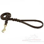 Handcrafted leather dog leash for walking and tracking - L3-13mm