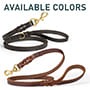 Upgraded Ultimate Professional Leather Dog Leash