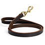 Softly Stitched Leather Dog Leash