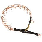 HS Curogan Pinch Collar with a nylon loop