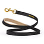 No Rubbing Nylon Dog Leash with Support Leather Material on the Handle